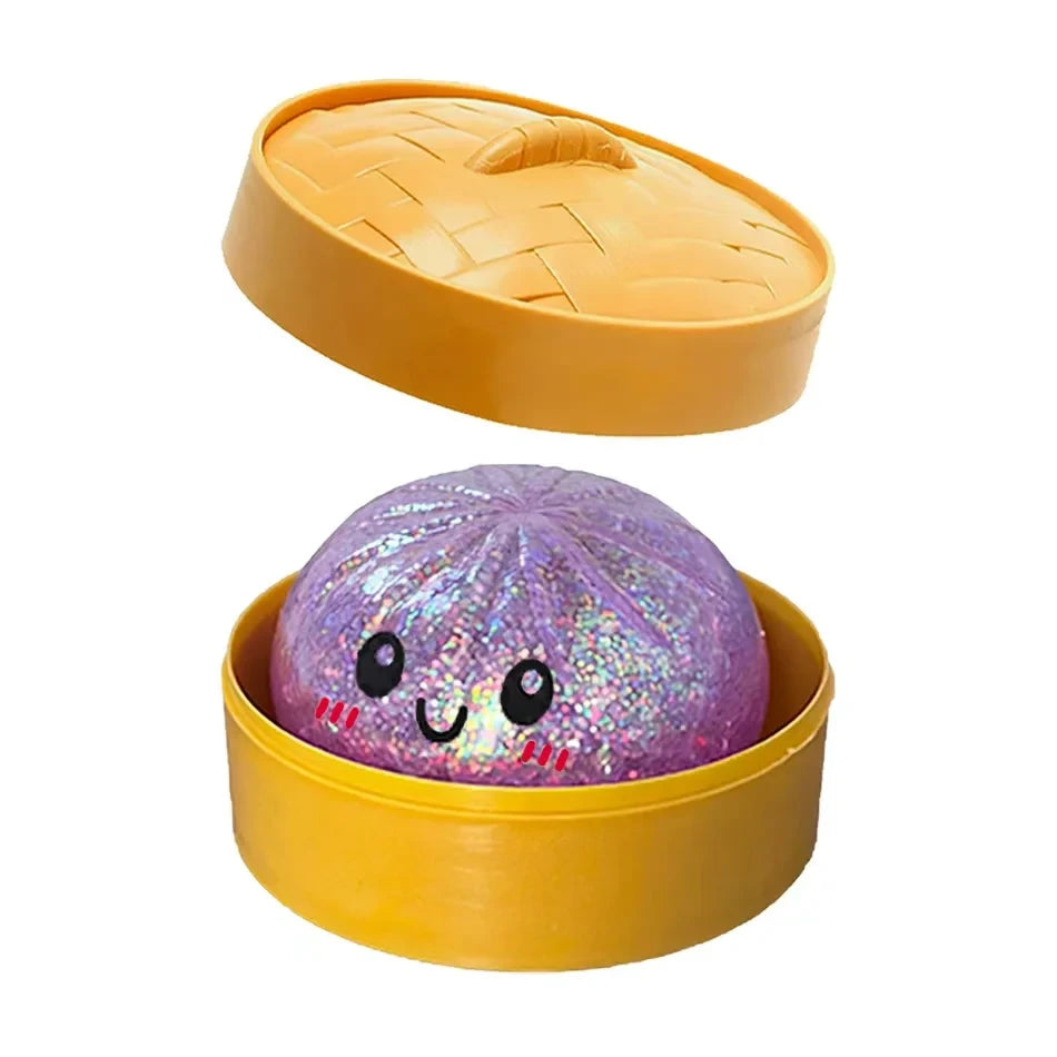 Glitter Dumpling Sensory Squishy Toy