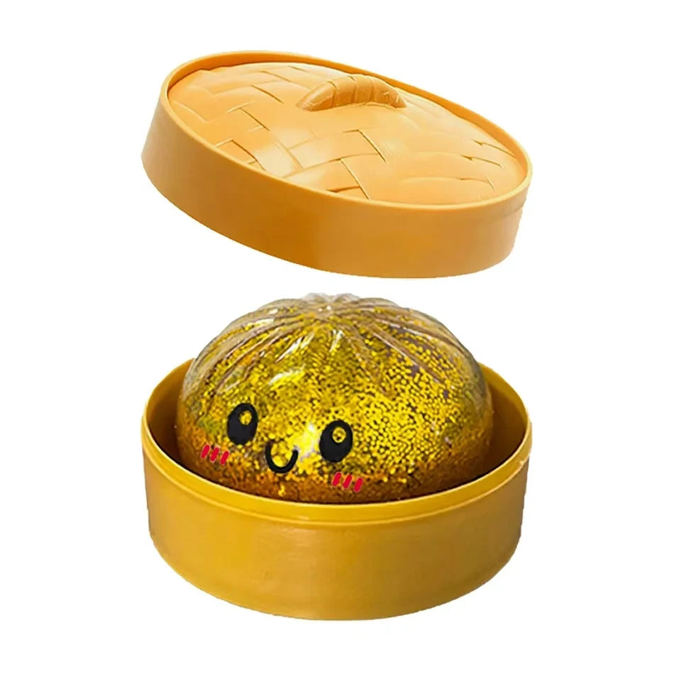 Glitter Dumpling Sensory Squishy Toy