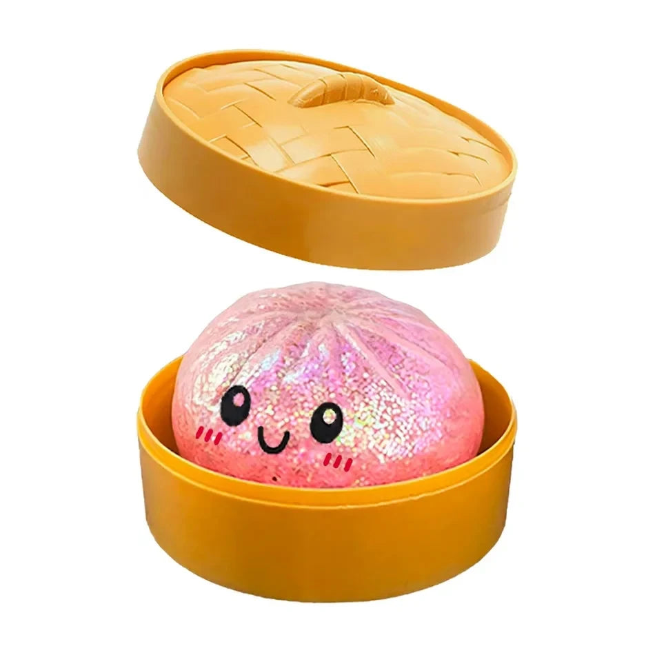 Glitter Dumpling Sensory Squishy Toy