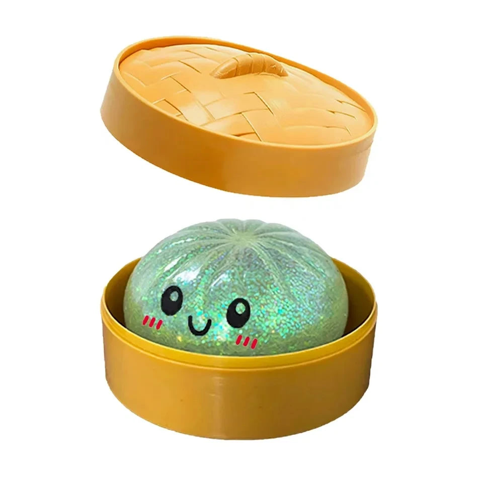 Glitter Dumpling Sensory Squishy Toy